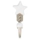 Solid White Star Ceramic Hook